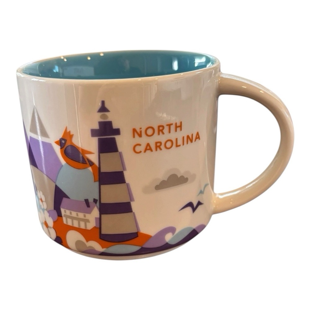 Starbucks North Carolina Coffee Mug "You Are Here" Collection 2015 14oz